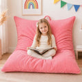 3 in 1 Kids Bean Bag Chair, Comfy Floor Sofa Chairs with Removed Cover