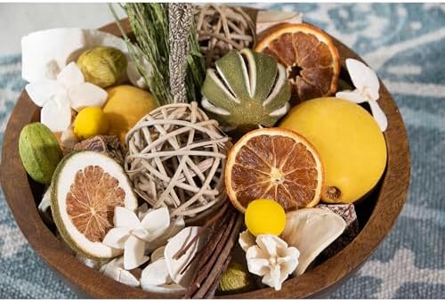ANDALUCA Maison Box Fragrance Potpourri Decorative Vase & Bowl Filler Home Décor (Citrus Verbena)