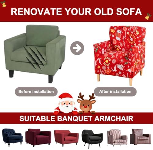 Banquet Armchair Slipcovers Christmas Accent Chair Covers Chair Slipcover