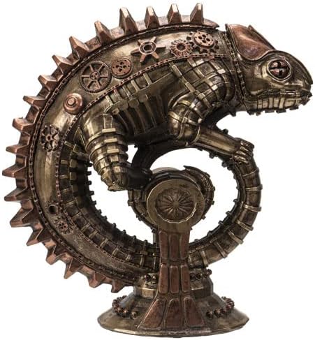 Pacific Giftware Mechanical Chameleon Steampunk Lizard