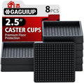 Non Slip Furniture Pads - 8PCS 2.5" Square Anti Slip Furniture Caster Cups
