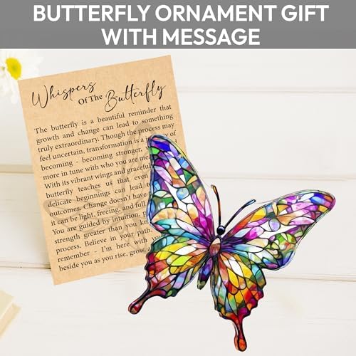 Butterfly Gifts for Women, Butterfly Christmas Ornaments for Tree Hanging
