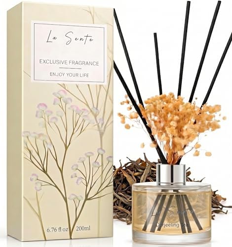 Reed Diffuser Set, Darjeeling Tea Scent, 6.7oz / 200 ml