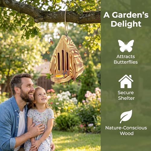 Butterfly Houses for Garden - Experience the Beauty of Nature (3pcs)