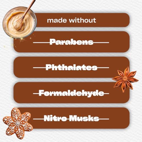 Glade Jar Candle, Cozy Gingerbread, 4.08oz., 3 Count