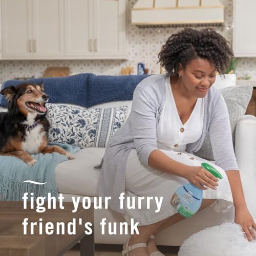 Febreze Fabric Spray Air Freshener, Odor-Fighting Fabric Refresher, Sneaker Balls Alternative, Couch Cleaner, Linen Spray, Multi-Use, Pet Odor Fighter Scent, 23.6 fl oz