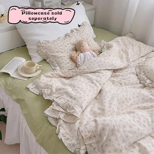 Cottage Floral Toddler Girls Duvet Cover 47"x59", Sprout, No Pillows