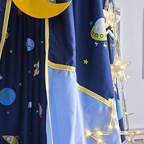 Mengersi Galaxy Bed Canopy Play Tent Mosquito Net,Lovely Castle Hanging House Decoration Reading Nook for Girls Boys
