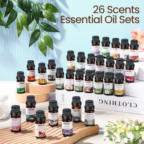 Nuanchu 78 Pcs Essential Oil Set Fragrance Oil for Diffuser Candle Making