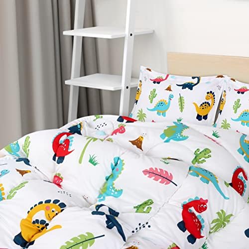 Utopia Bedding 3 Pc Kids Twin Comforter Set, Dinosaur