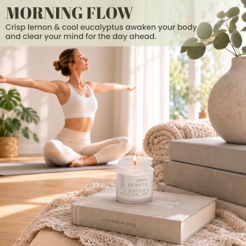 Molensun Scented Candles for Home, 6 Scents, 3.5 oz Each, Soy Wax Gift Set