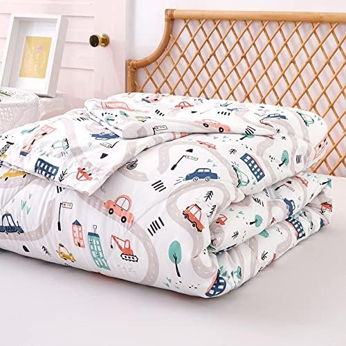 JSD Car Vehicle Kids Comforter Set Full Size