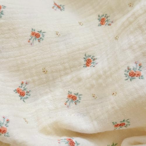 Cotton Muslin Chic Ruffles Duvet Cover Full, Berry Print, No Pillow
