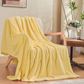 inhand Champagne Gold Fleece Throw Blanket for Couch, Super Soft Flannel Blanket, Lightweight Fuzzy Blankets Sofa Bed Office, Washable Cozy Plush Fleece Blankets&Throw for All Season(50x60 Inches)