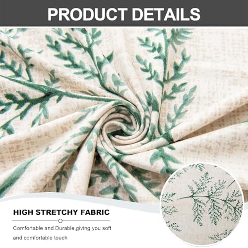 Eco-Ancheng Armless Chair Slipcover Removable Armless Accent Chairs Covers Washable Armless Slipper Chair Slipcover Printed Armless Chair Furniture Protector Covers for Living Dining Room Hotel