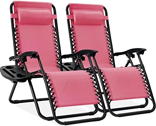 Best Choice Products Zero Gravity Chair Recliner, Pink