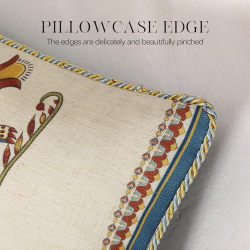 patdrea Designer French Vintage Rectangular Throw Pillow Cover,12"x28"
