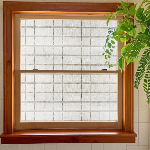 ADD.HERES Window Privacy Film, Glass Decorative Static Cling, 17.5" x 78.7"