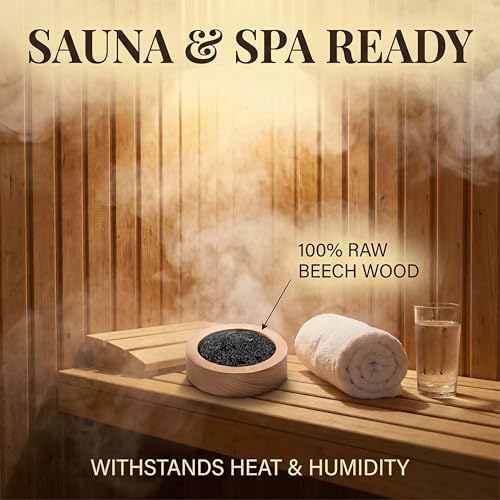 CUIYAKI 4Pcs Small Passive Lava Rock Diffuser for Essential Oils Great for Decorating at Desk, Office or Car