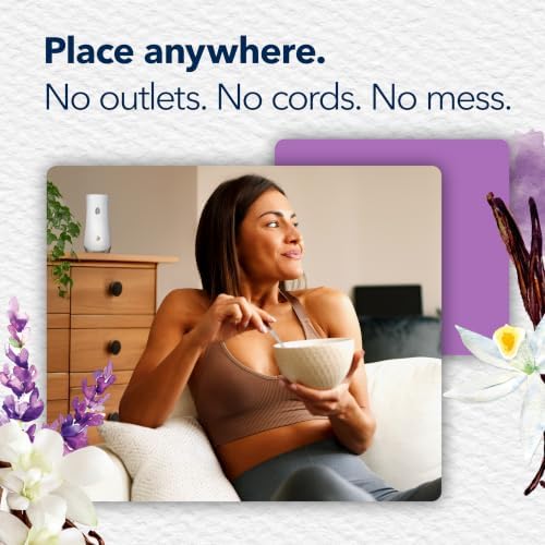 Glade Automatic Spray Refill, Air Freshener for Home and Bathroom, Lavender & Vanilla, 6.2 Oz, 2 Count