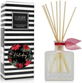 Reed Diffuser Set, Holiday Scented Oil Diffuser with Sticks, Home Fragrance Accessories for Bathroom Shelf Decor, Aroma Diffusers for Home or Office Desk, USA Made
