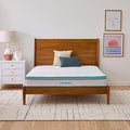 Linenspa 8 Inch Hybrid Mattress, Medium Firm, Bed in a Box, Queen Size