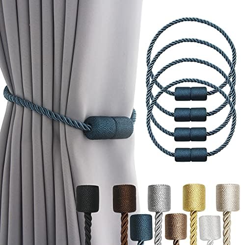 Magnetic Curtain Tiebacks Holdbacks Decorative Tie Backs for Windows Porlau