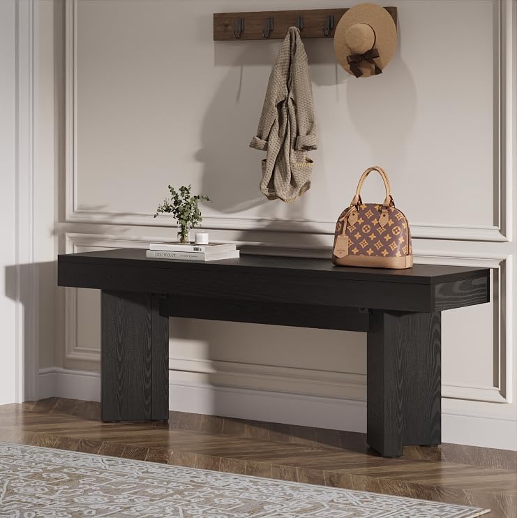 Tribesigns 47" Wooden Entryway Bench