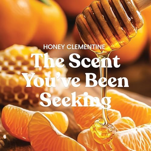 Yankee Candle Honey Clementine Scented Candle, 22oz Large Jar
