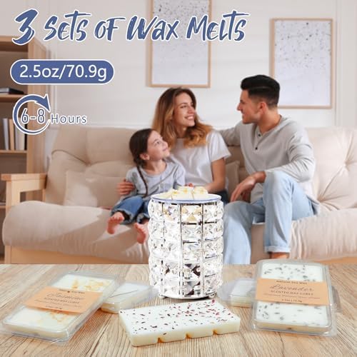 SCENTORINI Wax Melts, Premium Wax with Essential Oil, 2.5oz x 3 Pack