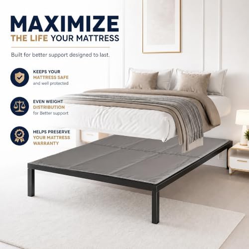 Greaton 15mm Bunkie Board Queen (60x80) – Heavy Duty Under Mattress Support, Low Profile Bed Support Board for Slatted Bed Frame, No Box Spring Needed, Noise Free, Non-Slip, Made in USA