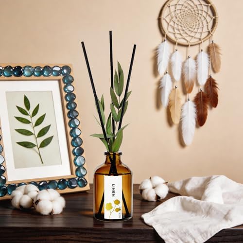 Reed Diffuser Set, Eucalyptus, Linen, Lavender, Oil Diffusers with Sticks