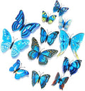 OPSEAM 3D Butterfly Wall Decor Butterfly Decorations Stickers with Magnets