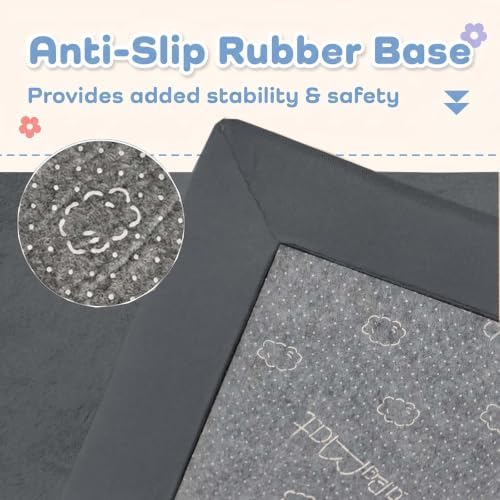 1.3" Thick Baby Play Mat for Floor,39x59 Memory Foam Tummy Time Mat