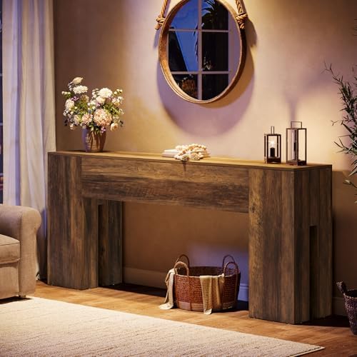 Tribesigns 71-Inch Long Console Table for Entryway, Farmhouse Sofa Console