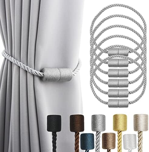 Magnetic Curtain Tiebacks Holdbacks Decorative Tie Backs for Windows Porlau