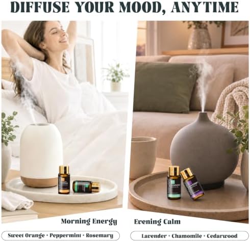 MAYJAM 35x5ML Essential Oil Set for Diffuser Massage Soap Candle Making
