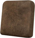 Couch Cushion Cover Leather-Look 1PC Stretch Chair Seat Slipcover for Living Room Individual Armchair Seat Cushion Cover, Pet-Friendly, Non-Slip, Easy Fit - Brown