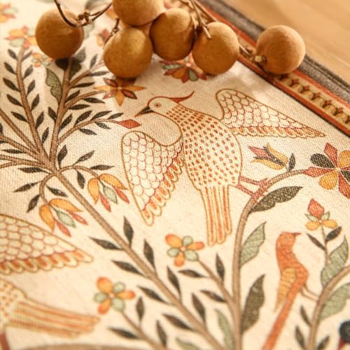 bilin gaier Designer French Vintage Table Runner,87"x12"