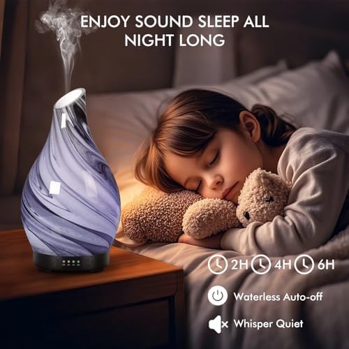 EQUSUPRO Essential Oil Diffuser for Home Fragrance & Aromatherapy 200ml