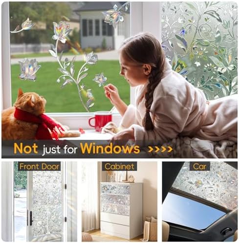 Dwersty Window Privacy Film 17.5 inch * 78.74 inch