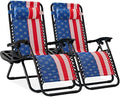 Best Choice Products Zero Gravity Chair Recliner, American Flag