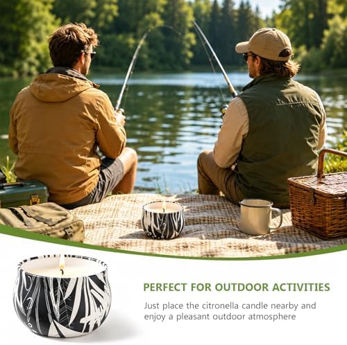 Citronella Candles Outdoor, 12 Pack Soy Wax Candle Set