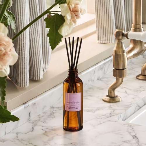 COCORRÍNA Lavender Garden Reed Diffuser Refill, 3.38 fl oz, 6 Reeds