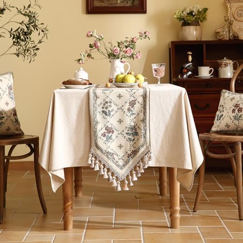 patdrea Designer French Vintage Long Table Runner,12"X118"