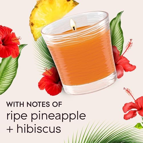 Glade 1-Wick Scented Candle Jar, Hawaiian Breeze, 2 Count
