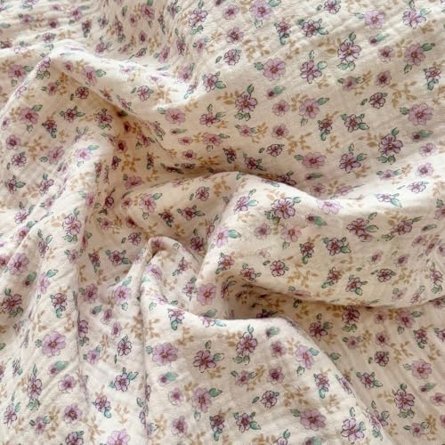 Vintage Purple Floral Duvet Cover Full Size with Ruffles, No Pillows