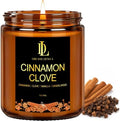 DL DREAMY DEWLA Fall Candle, Cinnamon Clove Scented for Home, 7oz Soy Wax