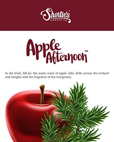 Shortie's Candle Company Apple Afternoon™ Premium Wax Melts - 3 Oz., Strong & Long Lasting, Non-Toxic - Made with Essential & Natural Oils - Formula 117