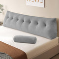 Z-hom Headboard Pillow, Wedge Backrest Cushion, King Size,ONE Roll Pillow